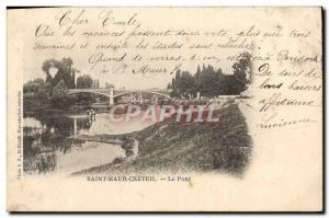 Old Postcard Saint Maur Creteil Le Pont