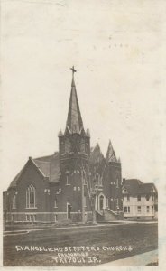 RP: TRIPOLI , Iowa , 1912 ; Evangelical Church & Street