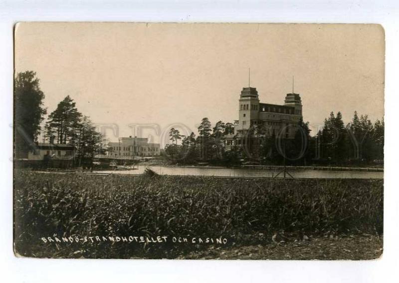 235405 SWEDEN BRANDO Beach Hotel Casino Vintage photo postcard