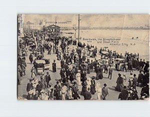 Postcard Boardwalk, the Steeplechase & Steel Piers, Atlantic City, New Jersey