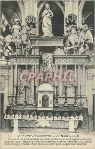 Postcard Old Saint Florentin The Altar