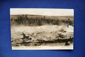 Early UDB Haynes Postcard Yellowstone Park Mammoth Paint ...