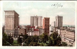 Postcard BUILDING SCENE Memphis Tennessee TN AM1823