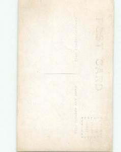 Old rppc BUILDING SCENE Architecture Postcard AB1170