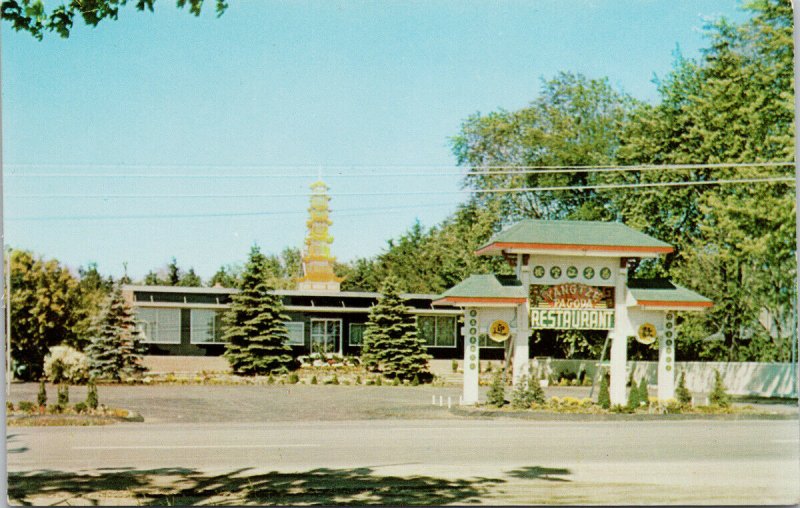 Yangtze Pagoda Restaurant Toronto Ontario Advertising Vintage Postcard F60