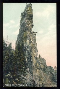 Needle Point, Wyoming/WY Postcard, Vintage View Of Rock Formation