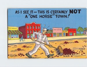 M-127249 As I See It-This Is Certainly Not A One Horse Town Comic Art Print