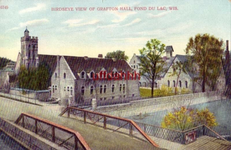 BIRDSEYE VIEW OF GRAFTON HALL, FOND DU LAC, WI.