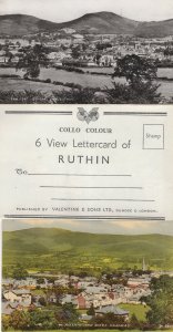 Ruthin Denbighshire Welsh Folding Lettercard & Postcard s