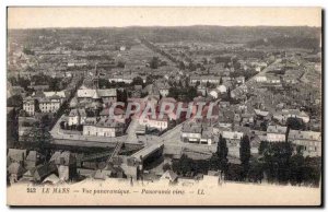 Old Postcard Le Mans Panoramic panoramic view X Bridge