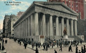 USA U.S. Sub Treasury New York City Streetview 06.01