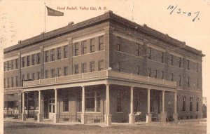 Valley City North Dakota Hotel Rudolf Vintage Postcard AA50863