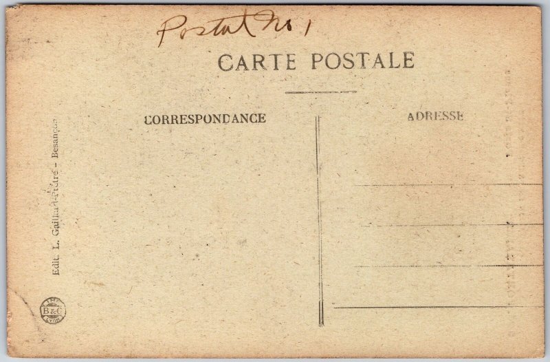 Excursion En Franche-Conte PONTALIER Porte St. Pierre France Postcard