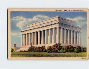 Postcard Lincoln Memorial, Washington, District of Columbia