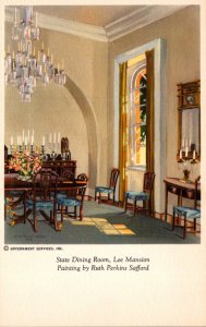 Virginia Arlington Lee Mansion State Dining Room Painting By Ruth Perkins Sta...