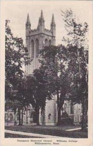 Massachusetts Williamstown Thompson Memorial Chapel Albertype
