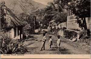 Three Postcards Views Scene Oranges Gordon Town Jamaica