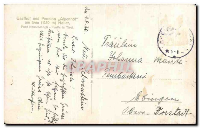 Old Postcard Gachatpassbrucke