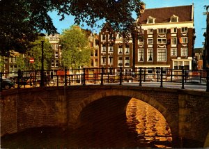 Netherlands Amsterdam Blauwburgwal Singel 1971