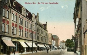 czech, ODERBERG BOHUMÍN, Teil der Hauptstrasse (1915) Silesia Postcard