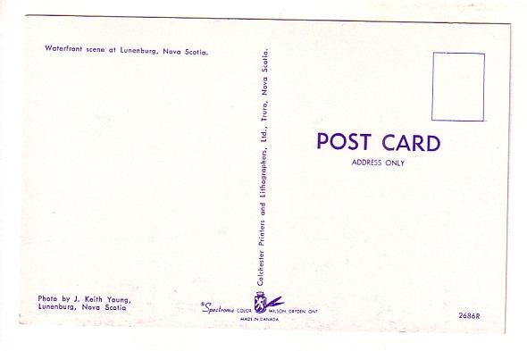 Waterfront Scene, Lunenburg, Nova Scotia,