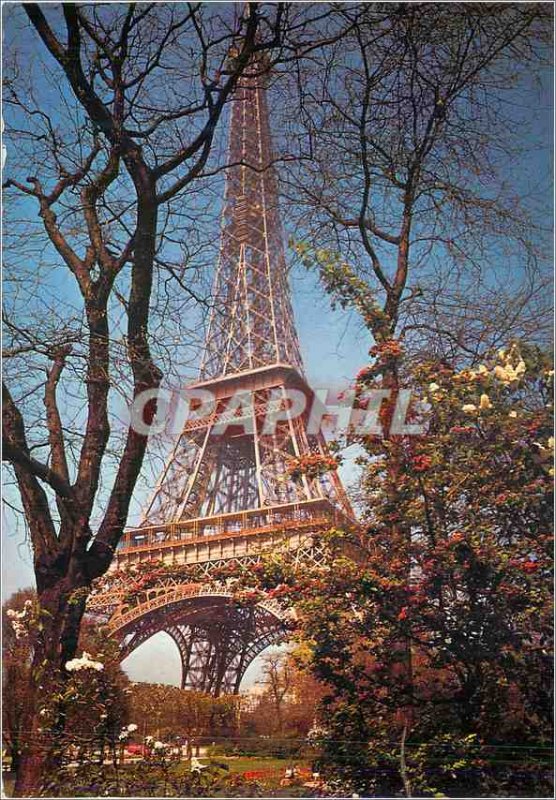 Modern Postcard Tour Eiffel Paris