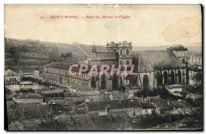 Old Postcard Saint Mihiel Place des Moines Church