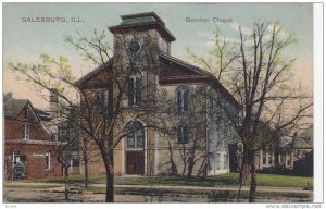 Beecher Chapel, Galesburg, Illinois, 1900-1910s