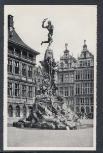 Belgium Postcard - Antwerpen - Grote Markt En Fontein Brabo    T9757