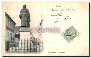 Old Postcard Sens Baron Thenard