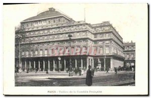 Postcard Old Paris Theater de la Comedie Francaise