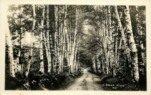 RPPC Postcard; Wayside Road, Sugar Hill NH Grafton County Unposted