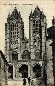 CPA Noyon La Cathedrale, L'Entree principale FRANCE (1014169)