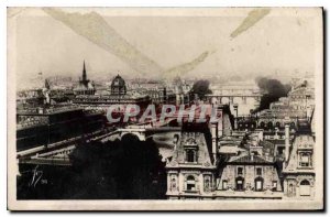 Postcard Old Paris Panorama of the Seven Bridges over the Seine