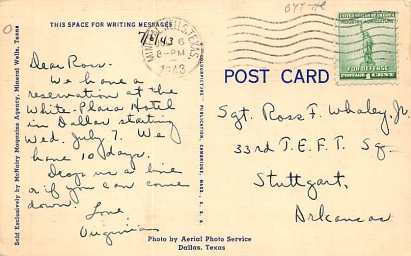 Section Of Camp Postcard