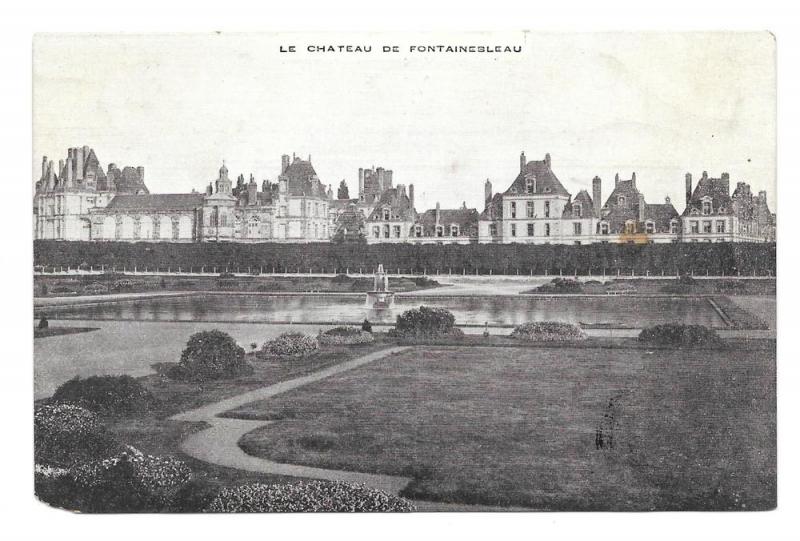 France Chateau Fontainebleau Vtg Lejeune Tailleur Postcard