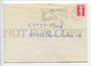 421517 FRANCE 1991 year FISHING Arques ADVERTISING real posted COVER