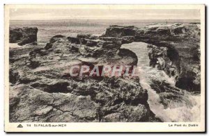 Postcard Old St Palais Sur Mer Le Pont Du Diable