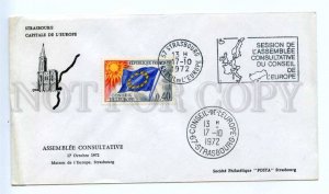 418452 FRANCE Council of Europe 1972 year Strasbourg European Parliament COVER