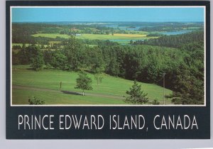 View From Strathgartney Park, West River, Prince Edward Island, Chrome Postcard