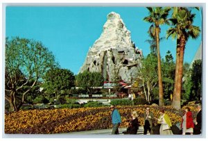c1960 Matterhorn Mountain Disneyland Magic Kingdom Anaheim California Postcard
