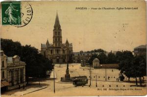 CPA ANGERS - Place de l'Academie.Église St-Laud (296664)