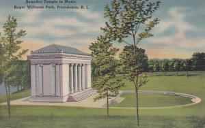 Rhode Island Providence Roger Williams Park Benedict Temple To Music