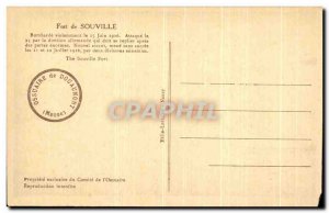 Old Postcard With Souveille Army