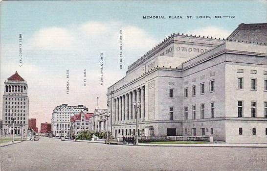 Missouri Saint Louis Memorial Plaza