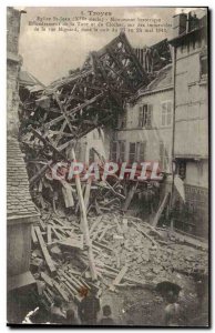 Troyes - Church of St. John Collapse of the Tower and the Tower buildings on ...