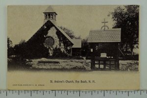 Circa 1910 St. Andrew's Church, Rye Beach, N. H. Postcard P55