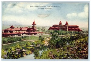 c1910 Broadwater Hotel and Hot Springs Helena Montana MT Antique Postcard