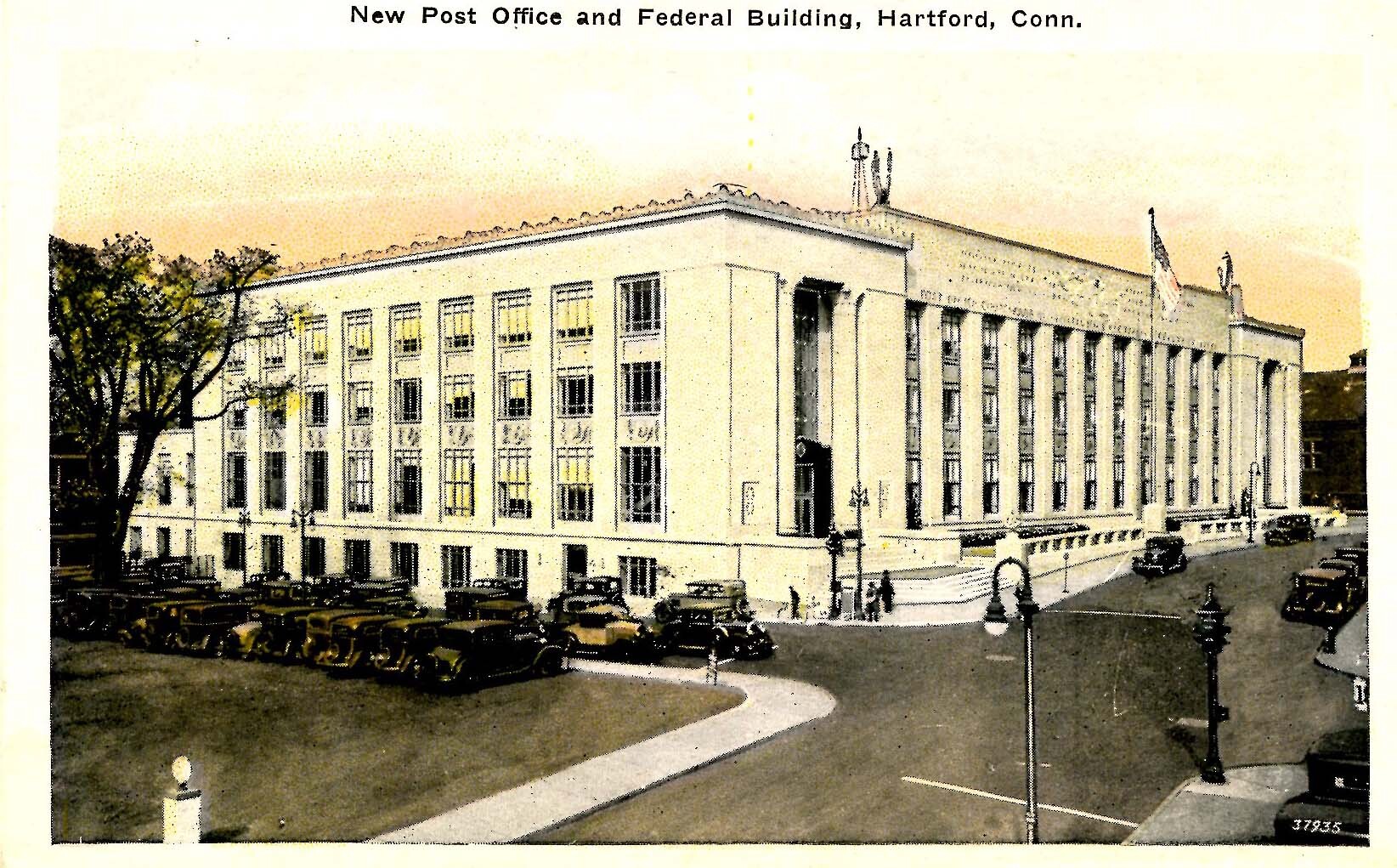 CT - Hartford. New Post Office & Federal Building, 1933 | United States -  Connecticut - Hartford, Postcard / HipPostcard