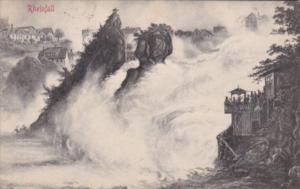 Switzerland Schaffhausen Rheinfall 1909